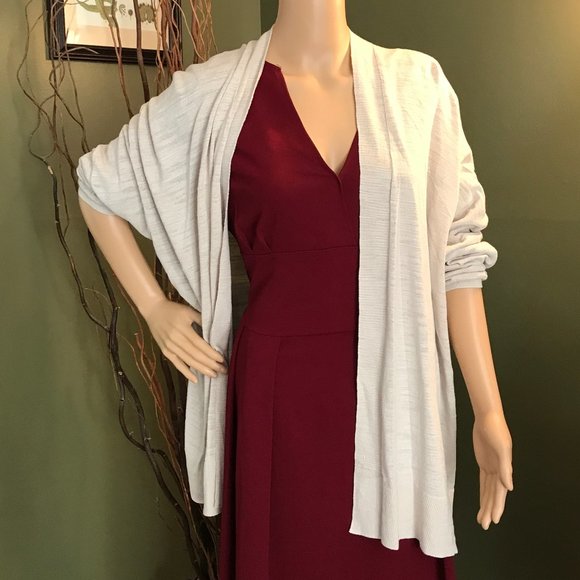 🎄** HOLD for @RealtorMindy ** 🎄 LOFT Dolman Sleeve Open Front Cardigan Sz.XL~NWT - Picture 1 of 14